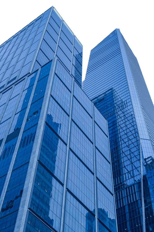 Modern high-rise property technology building